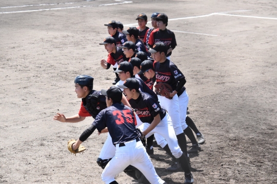 第９回日本少年野球北國新聞社旗争奪北陸大会 1回戦の模様